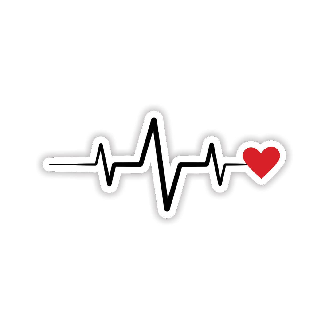 Heartbeat Sticker