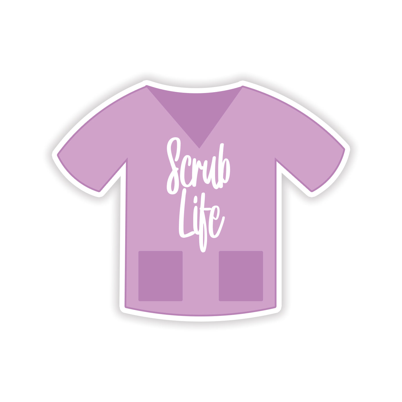 Scrub Life Sticker