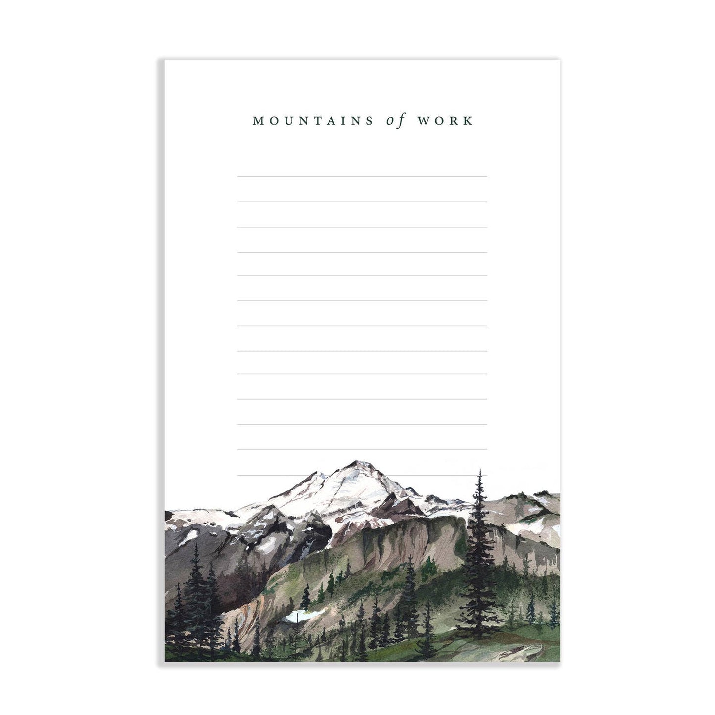 Mountains Of Work - Notepad