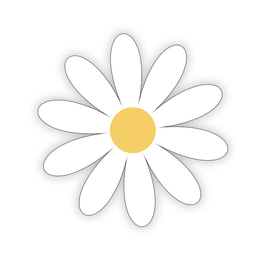 Daisy Flower Sticker