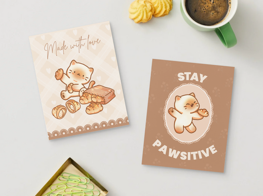 Cozy Cat Printable Art Set